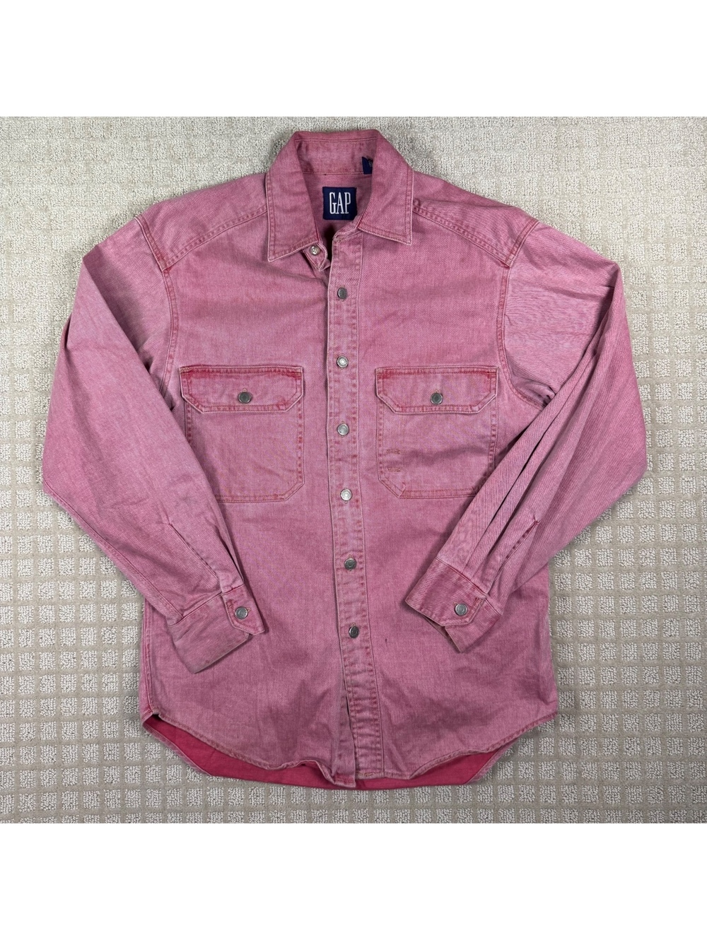 GAP pink button-up shirt size S/P